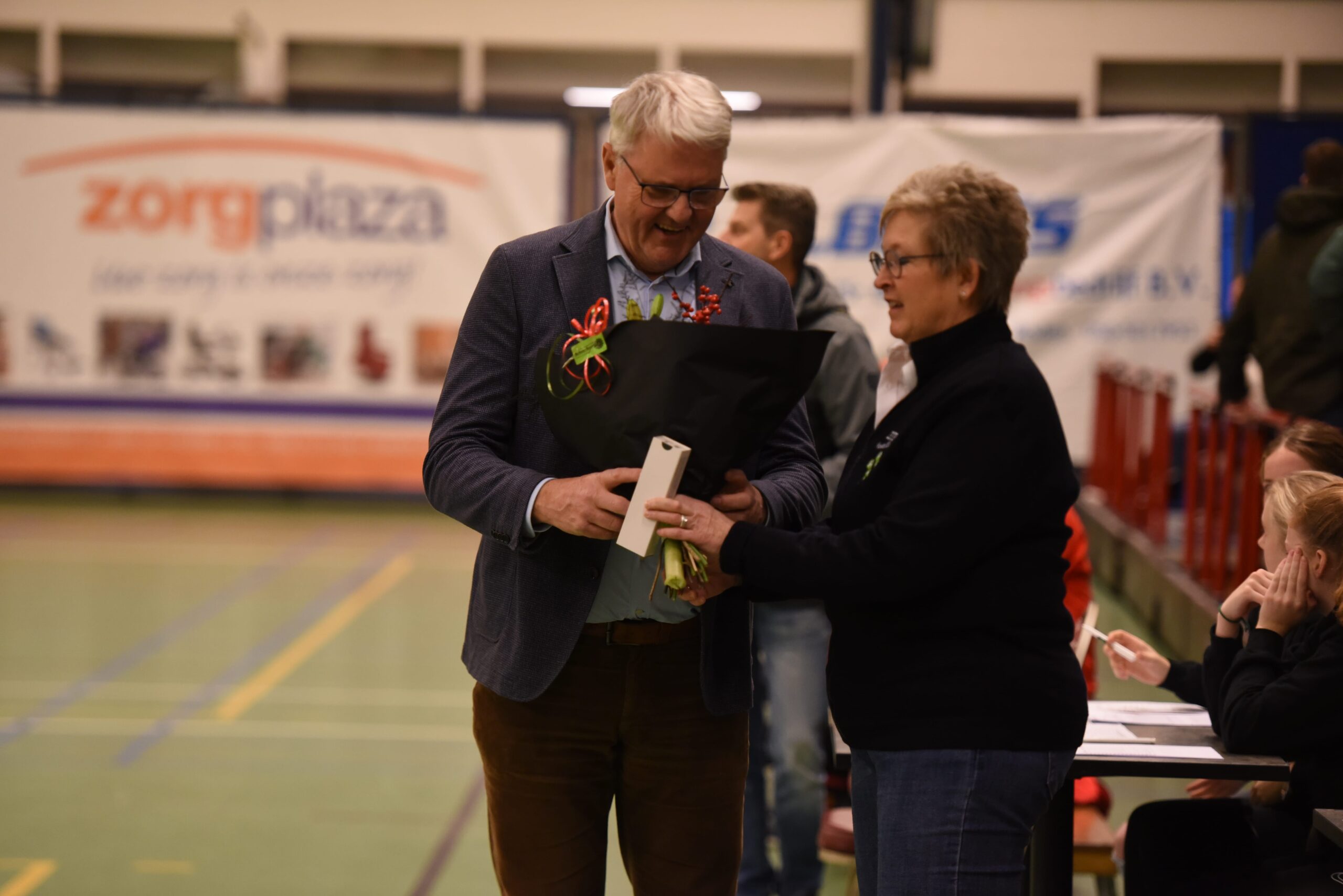 bloemen voor Harry Stomphorst